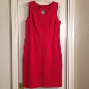 NWOT Talbots Size 8 Midi Red Classic Dress